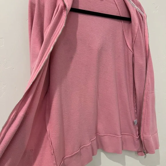 Victoria’s Secret Zip Up Hoodie - Love VS Pink Zip Up Lightweight Jacket sz LG - Picture 8 of 9